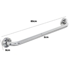 Alça De Apoio Barra Inox Kit 6 Unidades 70cm 80cm Deficiente