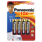 Alcalina Pequena  AA  c/ 4 - Pilhas Colecionáveis do Neymar Jr.