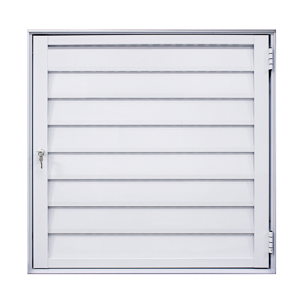 Alçapão De Alumínio Branco Ventilado Atlântica Fortline - 0.8