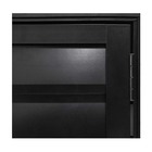 Alçapão De Alumínio Preto Ventilado Atlântica Premium - 0.80