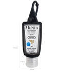 Álcool Gel Para Mãos Com Fragrância Suave Chaveiro 30ml Preto