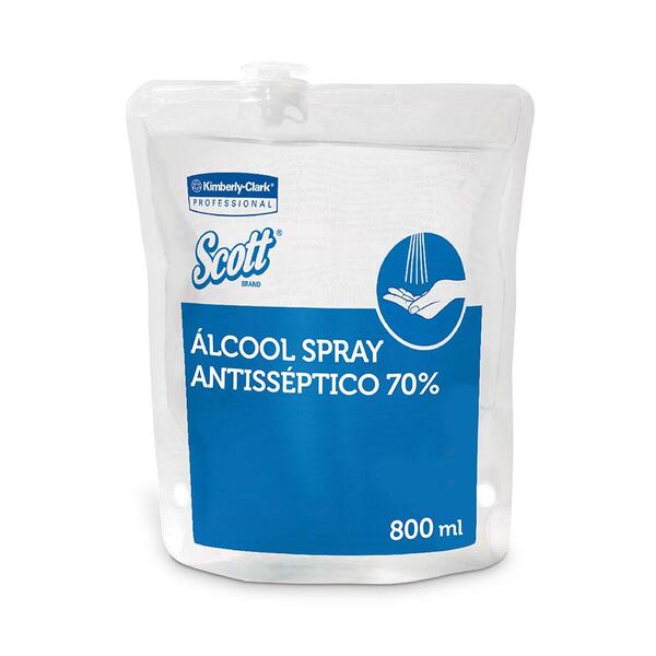 Álcool Spray Antisséptico Scott 800ml - 1 Unidade