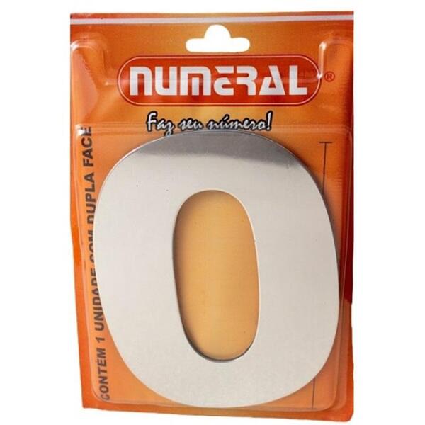 Algarismo 0 Numeral 125mm Espelhado 300-0