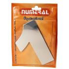 Algarismo 1 Numeral 125mm Espelhado 300-1