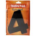 Algarismo 4 Numeral 125mm Preto 600-4