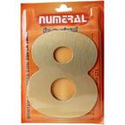 Algarismo 8 Numeral 125mm Ouro Escovado 200-8