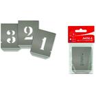 Algarismo Chapa Vazada 50mm 136,0003 Noll