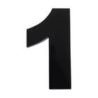 Algarismo Grande 1 Numeral 185mm Preto 685-1