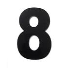 Algarismo Grande 8 Numeral 185mm Preto 685-8