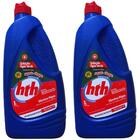 Algicida Choque Solução Água Verde Hth 01 Lt Kit 02 Und