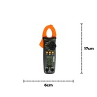 Alicate Amperímetro Com Multímetro 16mm² Profissional Foxlux