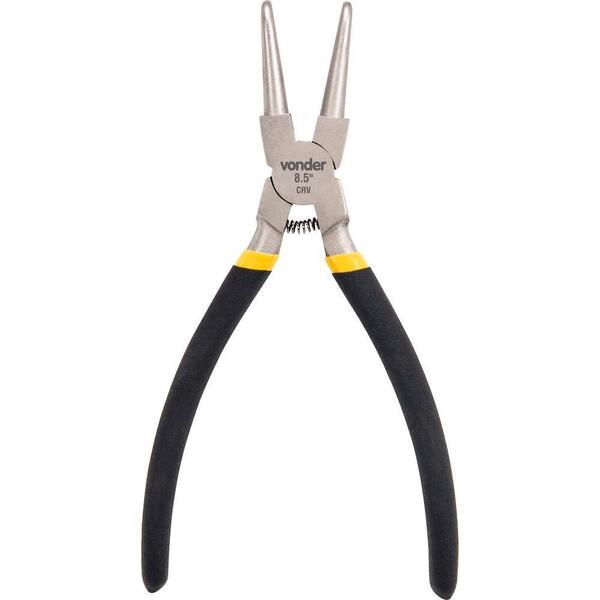 Alicate Anéis 8.1/2" 215mm Curvo Vanádio Plast Vonder