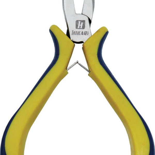 Alicate Bico Longo Curvo 125mm 5" Hk-500 Cabo Emborrachado