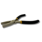 Alicate Bico Longo Reto 4,5" Mola Meia Cana Niquelado Aço Car