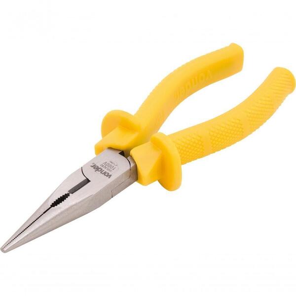 Alicate Bico Meia Cana 6" Reto Vanádio Isolado 1000v Vonder