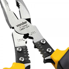 Alicate Bico Meia-cana Reto 9" Para Eletricista Multifunção C