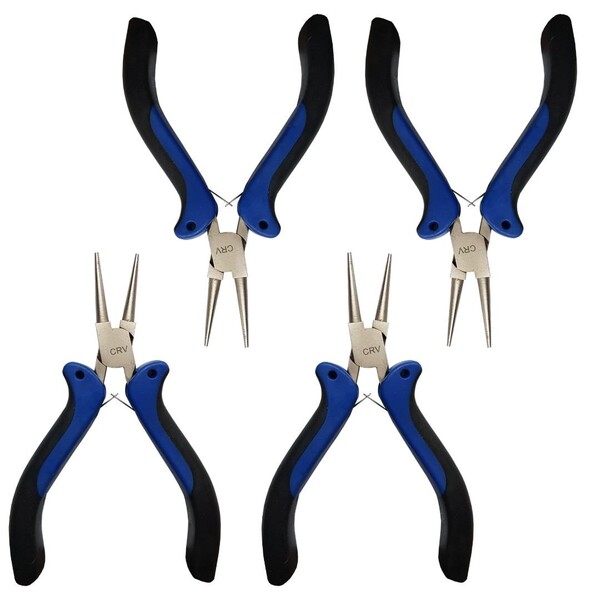 Alicate Bico Redondo Mini 4.1/2 Pol Conex - 4 Unidades