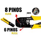 Alicate Climpagem Rj11, Rj45 Titanium