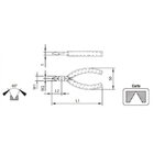 Alicate Corte Diagonal 4" Rente - 219057bbr/b - Belzer