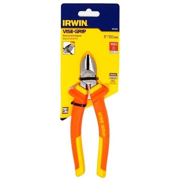 Alicate Corte Diagonal 6" 1000v Cromo Vanádio - Irwin 1864069