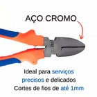Alicate Corte Precisão Diagonal Profissional Eletricista