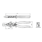 Alicate Corte Tesoura Sata 8" St72504l