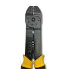 Alicate Cravar Terminais 8" Crimpar Prensa Descascador Fios M