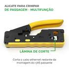 Alicate Crimpar Profissional Cat7 Cat5 Cat6 Rj45 Rj12 Rj11