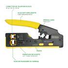Alicate Crimpar Profissional Cat7 Cat5 Cat6 Rj45 Rj12 Rj11