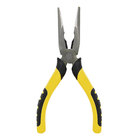 Alicate De Bico Reto Profissional Meia Cana 6 Pol Bico Fino