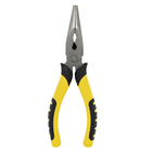 Alicate De Bico Reto Profissional Meia Cana 6 Pol Bico Fino