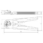 Alicate Desencapador De Fios Automatico 8 Tramontina