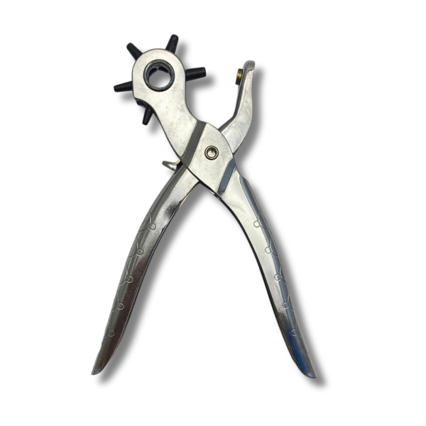 Alicate Furador Vazador Couro Eva 6 Furos 2,5 Até 5mm Cinto C