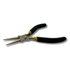 Alicate Mini Bico Redondo Ponta Fino 4,5" Mola Niquelado Aço