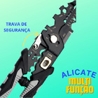 Alicate Multifuncional 25 Em 1 Cortar Desencapar Crimpar Fio