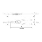 Alicate Para Aneis Int Curvo 9pol 44009/109