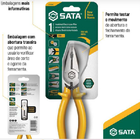 Alicate Para Eletricista Isolado 8 - Sata - St75104l