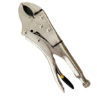 Alicate Pressão 10" Mordente Curvo Ajustável C/ Trava Chave A