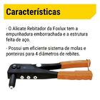 Alicate Rebitador Foxlux 4 Bicos 9,5"