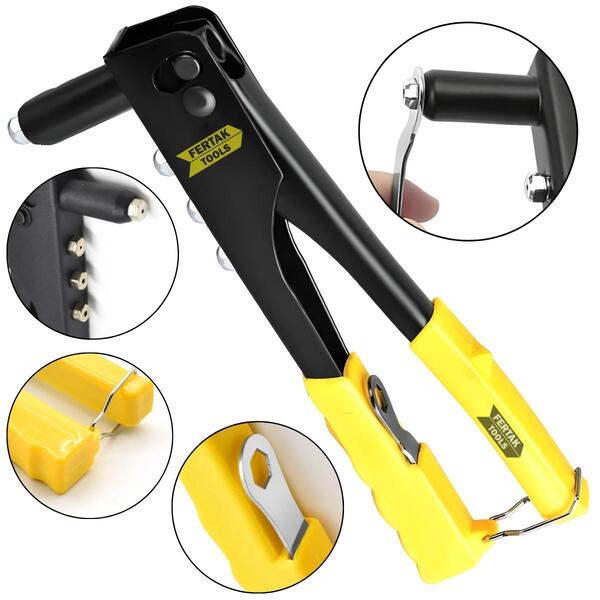 Alicate Rebite Rebitador Rebitadeira 10" Manual Profissional