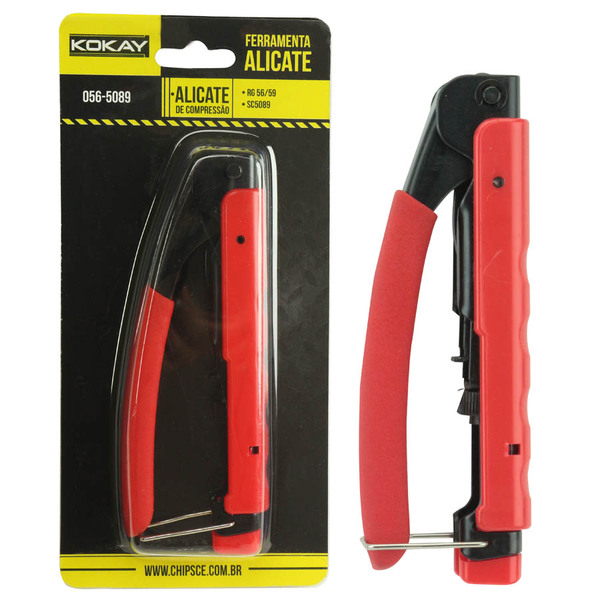Alicate Standard De Compressão Rg6/rg59 - Kokay -056-5089