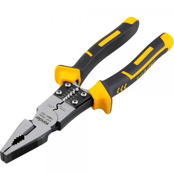 Alicate Universal 8.1/2" Cromo Vanádio Multifunção Para Eletr