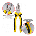 Alicate Universal 8 Polegadas Cabo Emborrachado Profissional