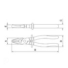 Alicate Universal Isolado 1.000 V 7" Tramontina Pro