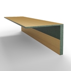 Alizar Ml Curupixa Lado Unico 220X7,0X7,5X1,0Cm Lam. 3Mm Mdf S