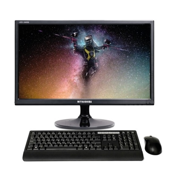 All In One 24" Celeron Quad Core J3455 4g Ssd256g Linux Mitsu