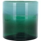 Allina Vaso Decorativo Enfeite 15x15x15cm Vidro Verde