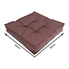 Alm Futon Acqua Summer 60x60cm Marrom