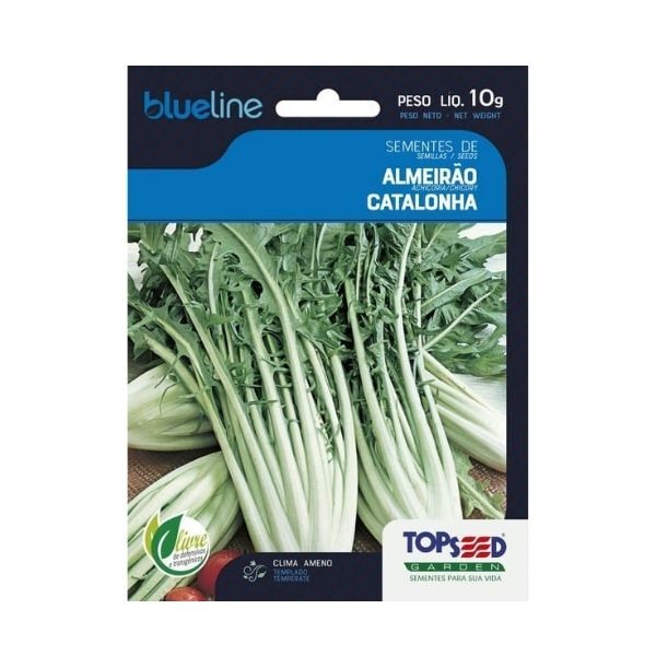 Almeirão Catalonha (bl) 10g Topseed Quantidade:01 Unidade