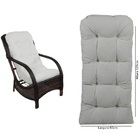 Almofada 120x60 Confortável Para Poltrona Cadeira Area E Jard